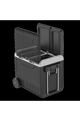 Araç Buzdolabı 45 Litre Çift Bölmeli 12v - 24v Ve 220v İle Çalışabilir