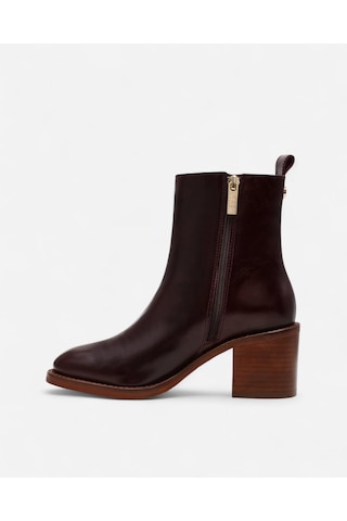 Steve Madden Slender Brown Leat Kadın Kahverengi Topuklu Bot Slender-brown