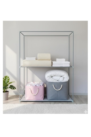 Missidea Çelik Profilli Yorgan Hurcu Gri