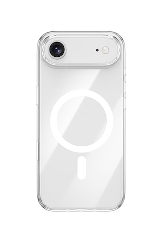 Apple Uyumlu iPhone 17 Air Kılıf M-safe Şarj Özellikli Benks Crystal Serisi Sert Pc Şeffaf Kapak
