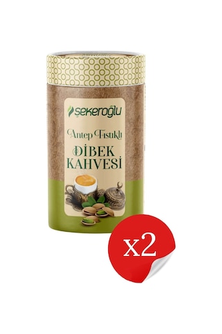 Şekeroğlu Antep Fıstıklı Dibek Kahvesi Silindir 2 x 200 G