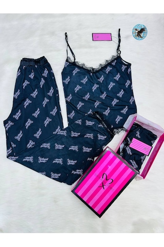 Victoria's Secret Bayan Pijama Takımı Siyah