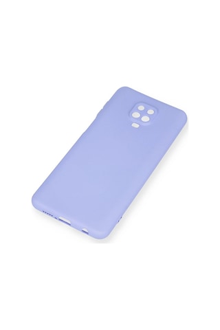 Newface Xiaomi Redmi Note 9 Pro Kılıf Nano İçi Kadife Silikon Semeglbl - 34 - Lila