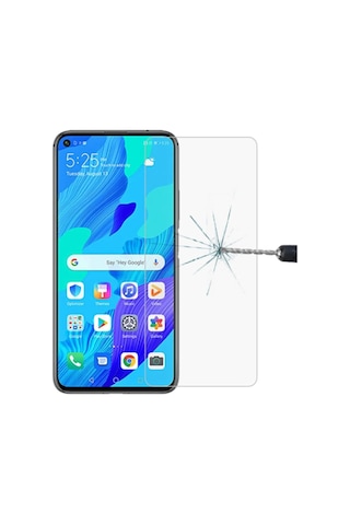 Huawei Nova 5T-Honor 20 Tempered Kırılmaz Cam Ekran Koruyucu Şeffaf (406527208)