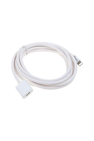 Techmaster Apple Uyumlu iOS iPhone Lightning Uzatma Kablosu 2 Metre