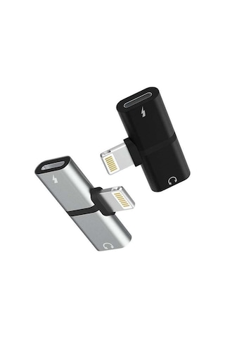 Powermaster Pm-18316 İphone Lightning Şarj Kulaklık Çevirici Adaptör Jack