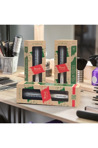 Ventoso Brush Natura Ahşap Fön Fırçası No: 7