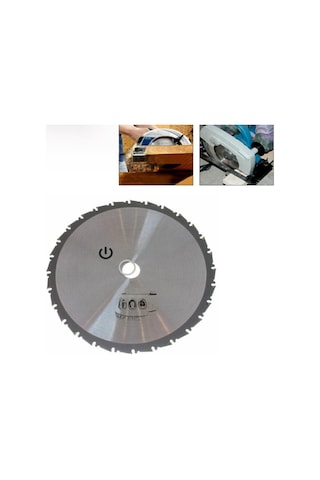 Shineyee Çelik Karbür Ahşap Kesici Bladesi - 210x1.8x25.4mm 24 Dişli, Yumuşak Ve Sert Malzemeler İçin Evrensel Çaprazlama Aleti