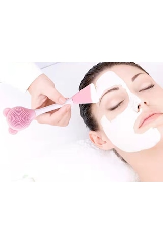 Cilt Bakım Fırçası Ve Maske Spatulası 5615
