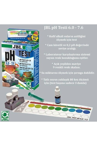 Jbl Ph 6.0-7.6 Akvaryum Suyu Test Seti