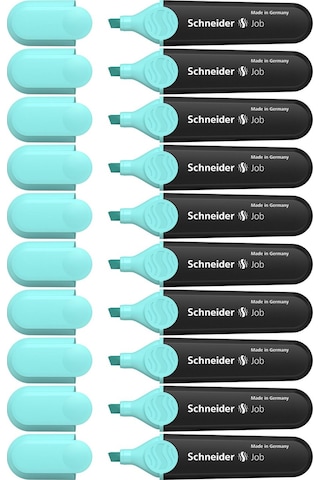 Schneider Jb 150 Pastel Fosforlu Kalem Turkuaz 10 Lu Turkuaz