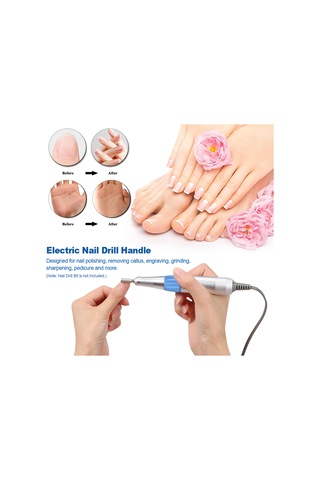 Bestauty 30000 Rpm Elektrikli Tırnak Matkap Kalem Tırnak Siyah