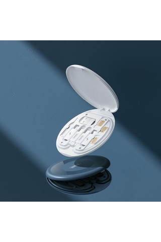 Maiyame Beyaz 60w Hızlı Şarj Data Kablosu Saklama Kutusu - 480mbps, 3a Akım, 29cm, Pvc+abs Malzeme, Evrensel Uyumlu