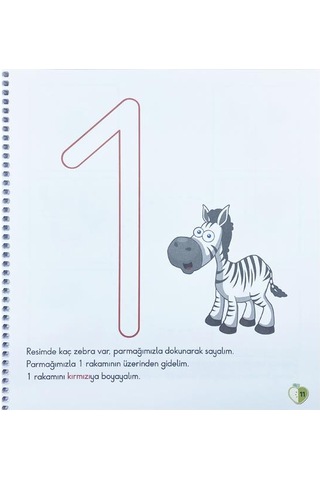 3 Yaş Cıvıl Cıvıl Sayılar Kitabı Eğiten Kitap