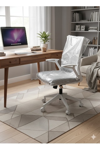 Ergonomik Fileli Ofis Çalışma Koltuğu - Beyaz Fileli Çalışma Koltuğu, Beyaz Ofis Koltuğu Beyaz