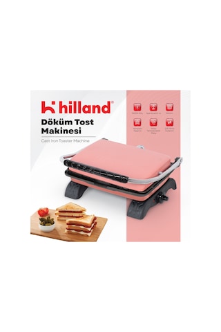 Hilland Organik Demir Döküm Plakalı Tost Makinesi