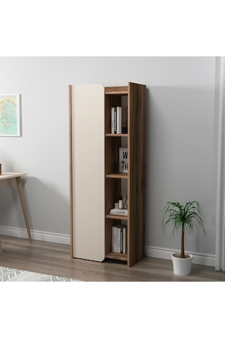 Arnetti Suave Kapaklı Kitaplık Lidya Bej