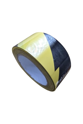 Vodaseal Sarı Siyah Uyarı İkaz Pvc İşaretleme Bandı - 50 Mm X 30 Mt.