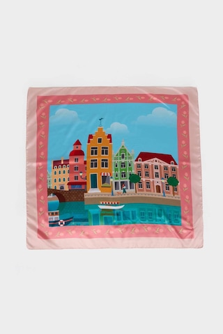 Defacto Kadın Amsterdam Temalı Fular G0799axnspn1 Pembe