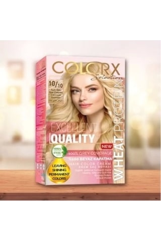 Colorx Saç Boyası Tekli Set - 10.10 Açık Sarı
