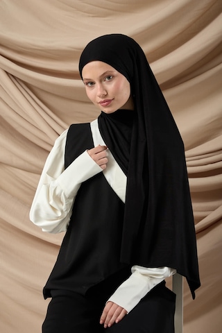 Silk Home Premium Penye Şal 65002-01 Siyah Çok Renkli