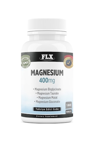 Flx Magnesium Bisglisinat Malat Taurat Glukonat 180 Tablet