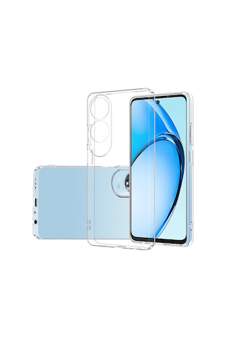 Oppo A60 Uyumlu Zore Süper Silikon Kapak-şeffaf Şeffaf