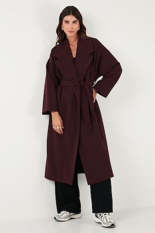 Lela Bayan Trençkot 6839617 Mürdüm Mürdüm