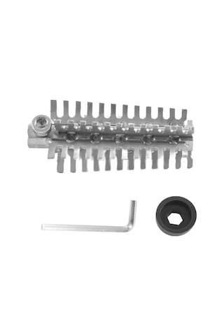 Balık Pullarını Temizleyici Aksesuarları Elektrikli Pul Temizleyici Dayanıklı D Gümüş