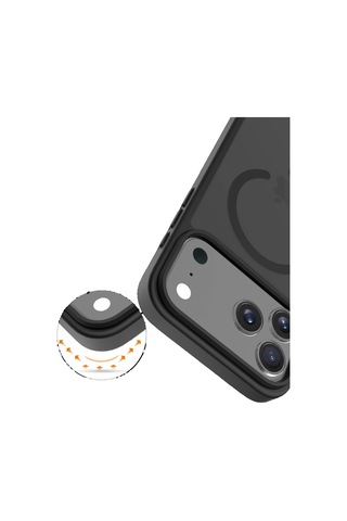 Joko İphone 17 Pro Max Kılıf Jota Seri Magsafe Kapak Siyah