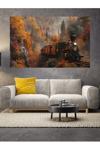 Tren Cam Tablo Ev Dekorasyon,balkon Dekorasyonu,dekoratif,duvar Tablo,mutfak Tablo
