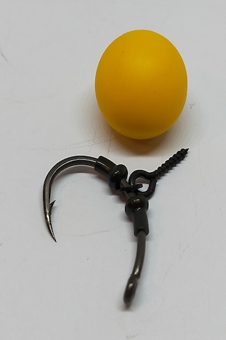 Sazan Avı Boili Yem Vidası Siyah Metal 13 Mm (10 Adet)