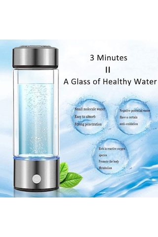 Wondernest Taşınabilir Su Şişesi, Oppoverd Hidrojen Teknolojisi 1 Litre