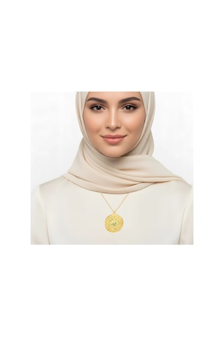 Gümüş Esmaül Hüsna Kolye - Rose Rose Gold