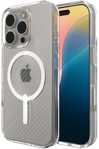 İphone 16 Pro Max 6,9 İnç İçin Zagg Luxe Snap Grafen Takviyeli Kılıf, Magsafe Uyumlu, İnce Ve Rahat Tasarım, Darbeye Dayanıklı Telefon Arka Kapağı Şeffaf Şeffaf