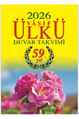 Ülkü Duvar Takvimi 2026