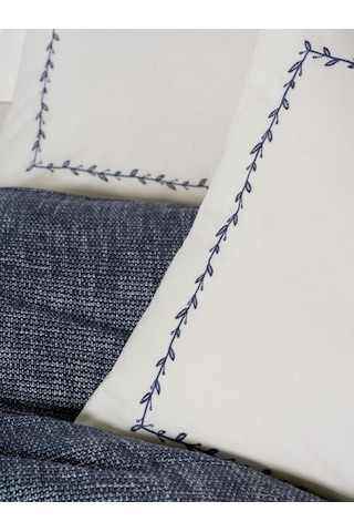 Cotton Box Embrova Şönil Çift Kişilik Yatak Örtüsü/pike Takımı Loom Lacivert Çok Renkli