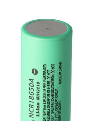 Panasonic Ncr18650A 3.6V 3100 Mah li-Ion Pil Korumasız Not Boyutları 64.9x18.1MM