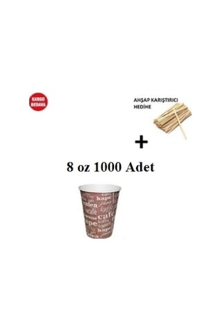 8 Oz Kağıt Karton Bardak (235 Ml) 1000 Adet 1 Koli 8 Oz Kağıt Karton Bardak (235 Ml) 1000 Adet 1 Koli