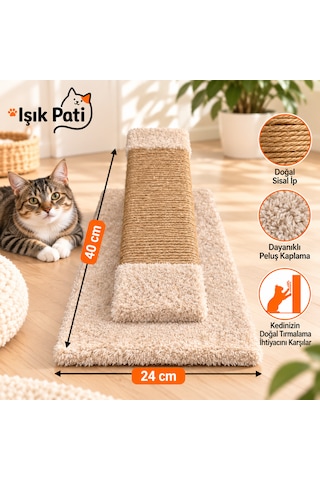 Işık Pati Kedi Tırmalama Rampası
