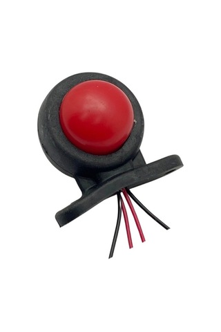 12v-24v Takoz Lambası Mini Sarı-kırmızı Neon Ledli 56 50 Mm