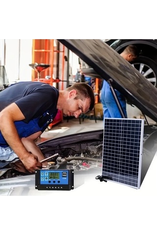 Fastbuy Dream011 1 Adet Güneş Paneli Seti 100a Kontrolcü 12v/24v Şarj Aleti Araç Kamp Telefon Laptop