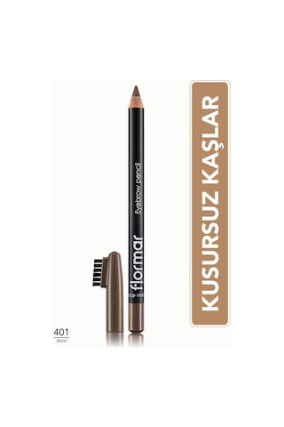 Flormar Eyebrow Pencil Yumuşak Dokulu Kaş Kalemi 401 Beige