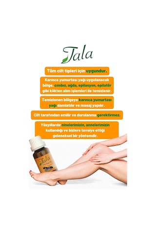 Tala Tüy Azaltıcı Ve Tüy Dökücü ve İnceltici Karınca Yumurtası Yağı 3 x 20 ML