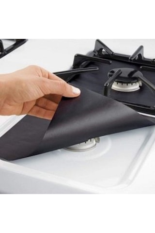 İsgstore Ocak Koruyucu Folyo Yanmaz Yapışmaz 4'lü Set