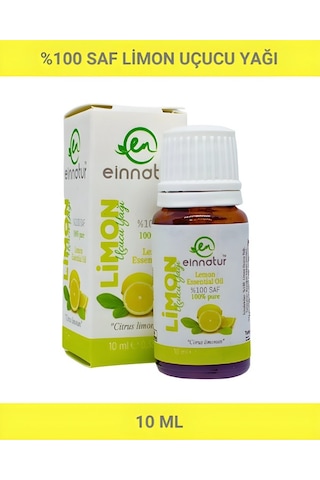 Einnatur Limon Uçucu Yağı %100 Saf Citrus Limonum Essential Oil 10 ML