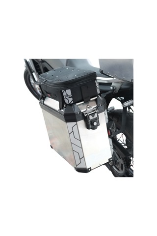 Gp Kompozit Kmsc04 Universal Motosiklet Yan Çanta Üstü Kumaş Çanta Siyah Diğer