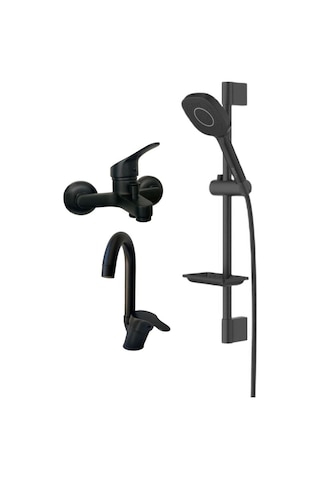 Armour Armatür Batarya Seti 3'lü Siyah Siyah