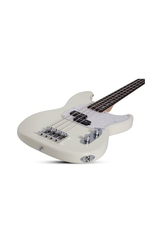 Schecter Banshee Bass Bas Gitar Vintage Olympic White