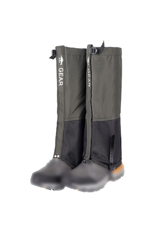 Geeksen Erkek Kadın Outdoor Mont Dağcılık Kayak Dağlık Su Geçirmez Polarlu Asker Yeşili L Beden Bacak Koruyucu Haki